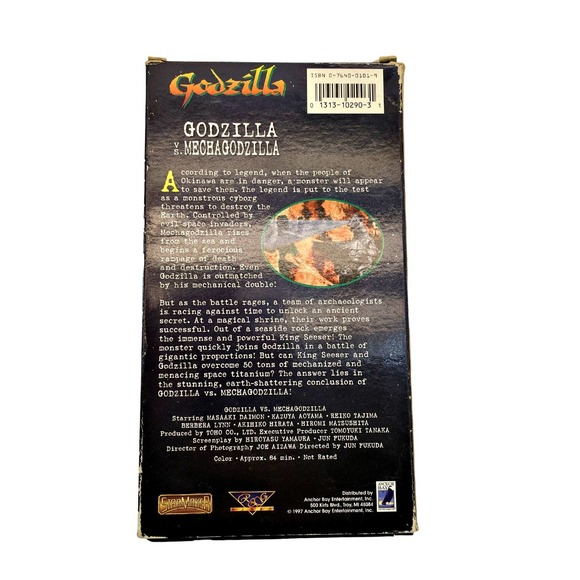 Lot of (3) Vintage Godzille VHS - 1985, MechaGodzilla, Ghidrah - Anchor Bay - Picture 4 of 5